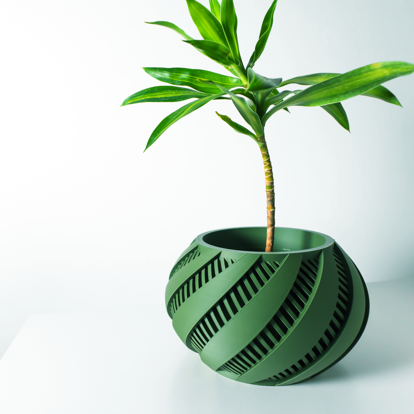 The Krato Interior Planter Pot with Drainage Tray