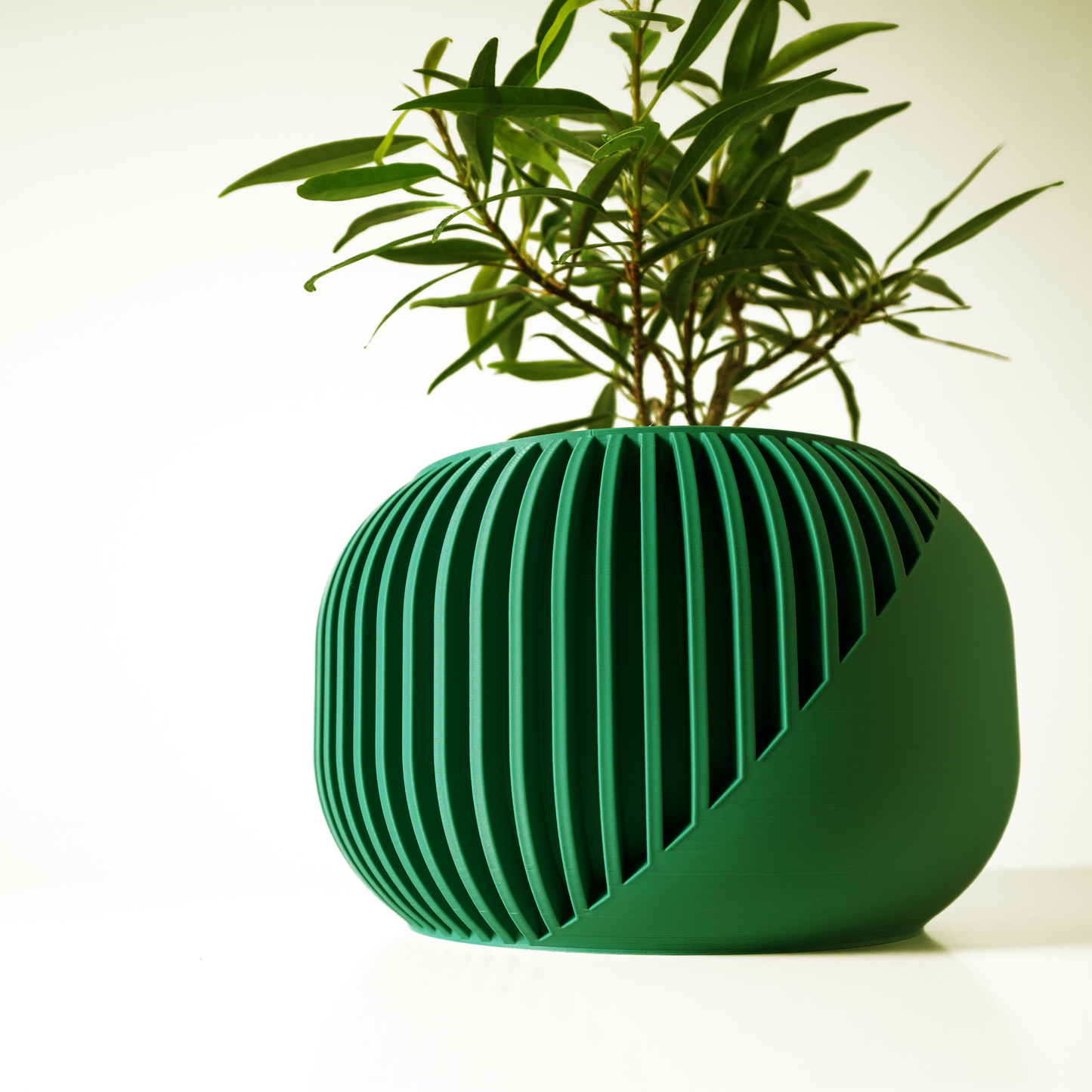 The Narvo Interior Planter Pot with Drainage Tray