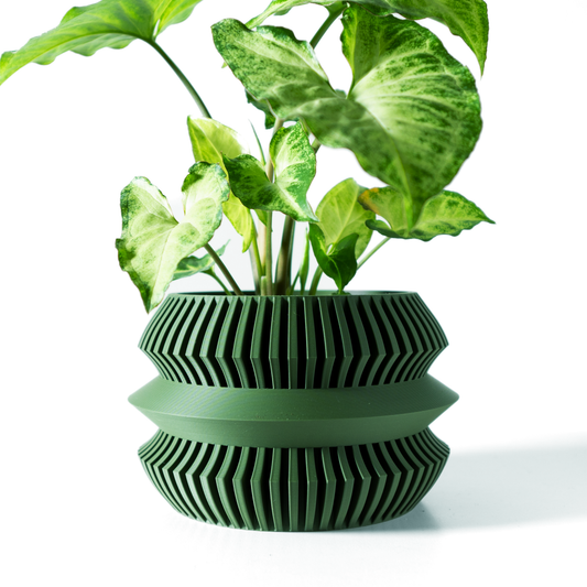 The Uldol Interior Planter Pot with Drainage Tray