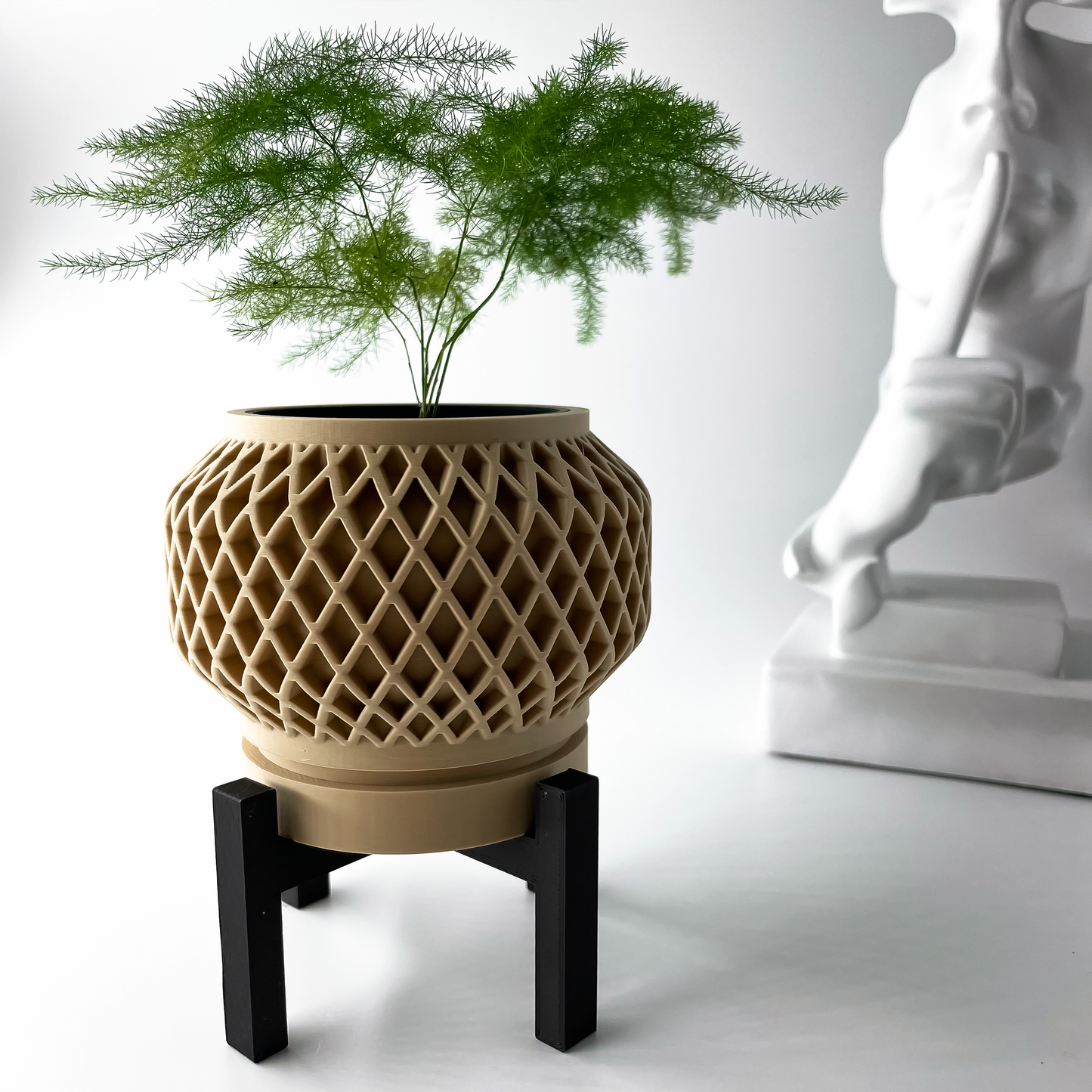 The Orto Interior Planter Pot with Drainage Tray