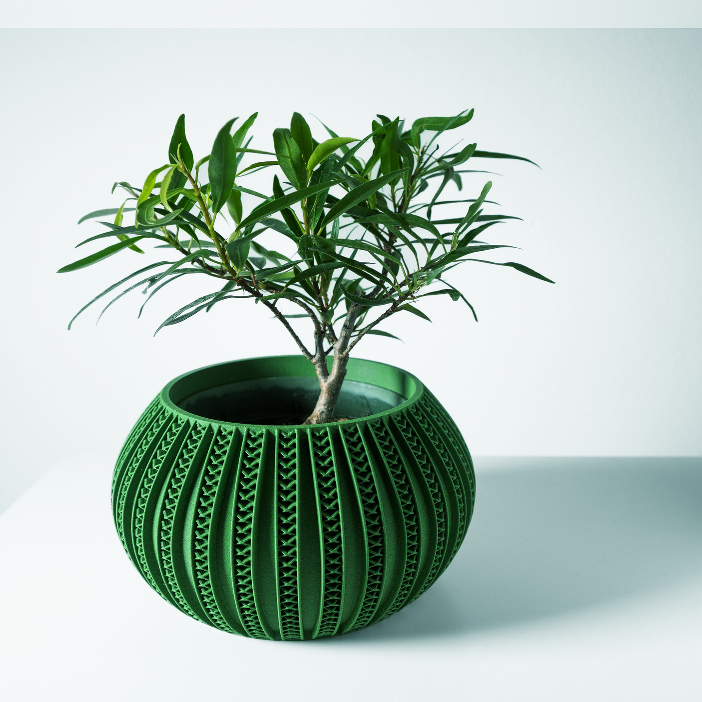 The Syne Interior Planter Pot with Drainage Tray