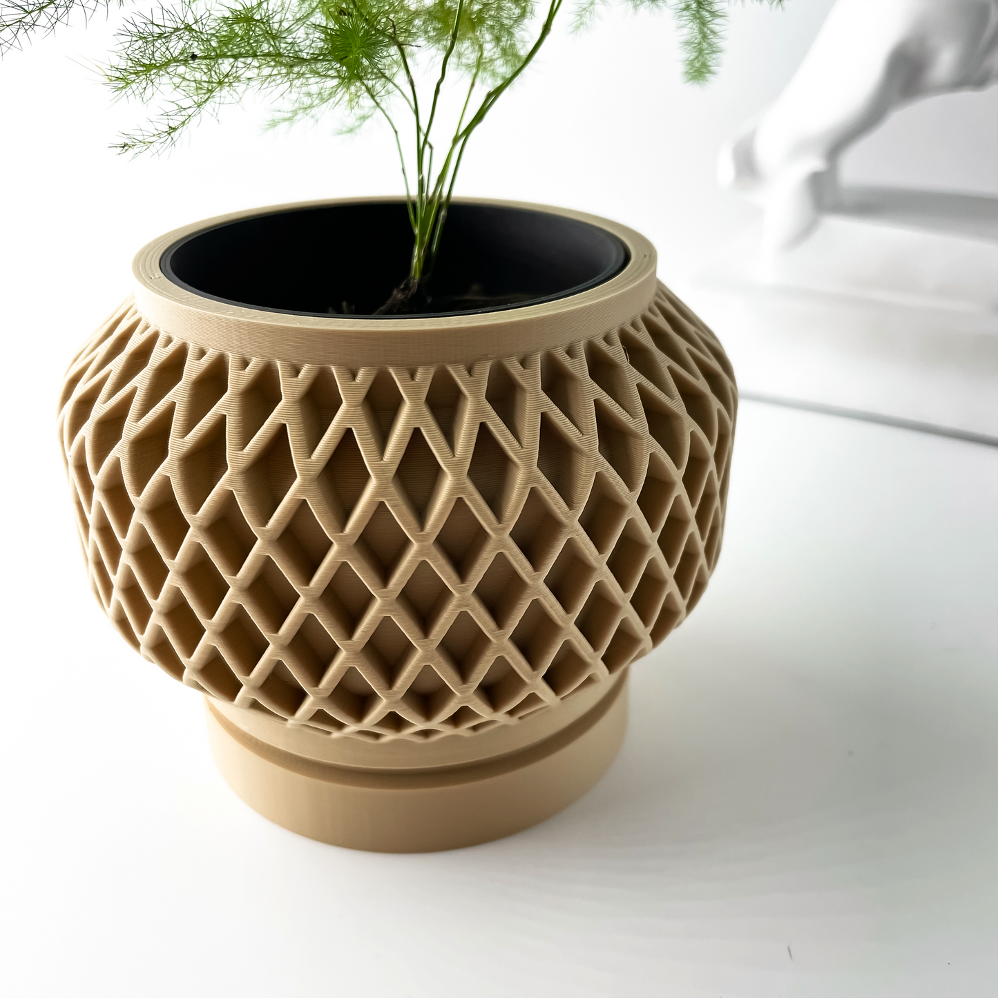 The Orto Interior Planter Pot with Drainage Tray