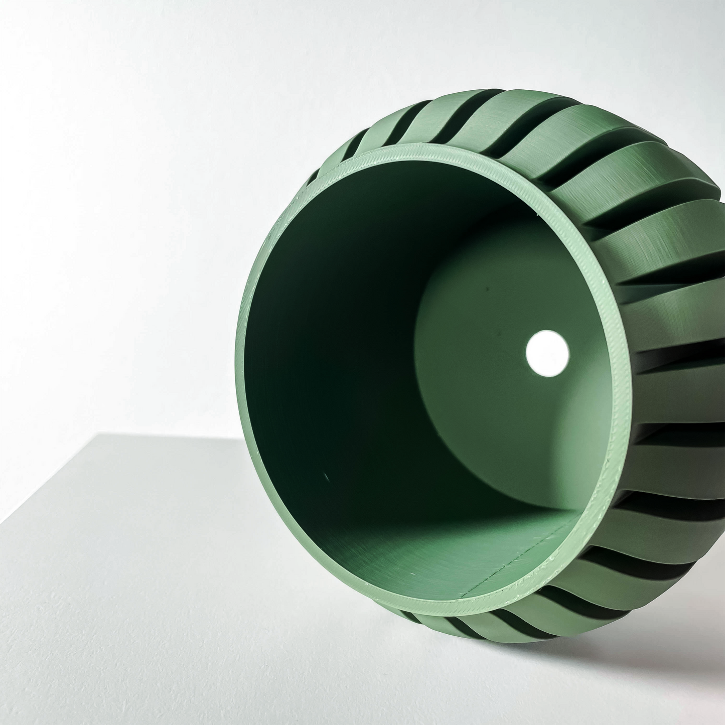 The Juse Interior Planter Pot with Drainage Tray