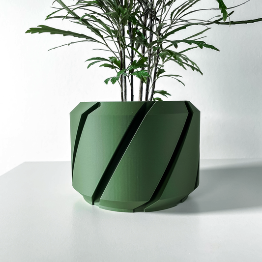 The Cens Interior Planter Pot with Drainage Tray