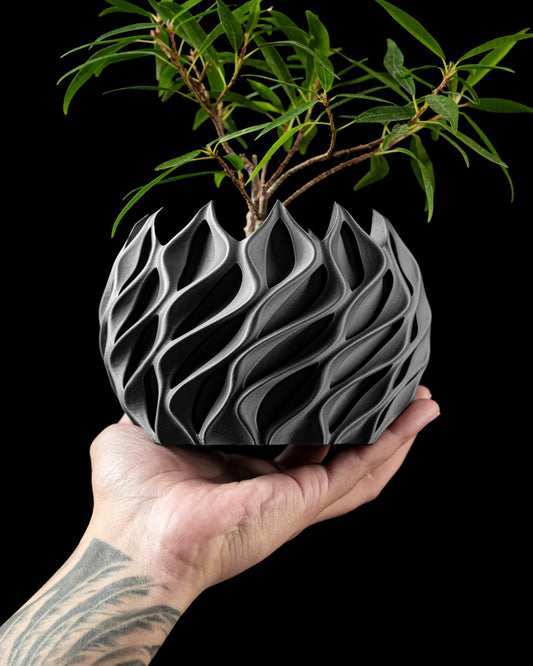 Twisted interior Planter Pot