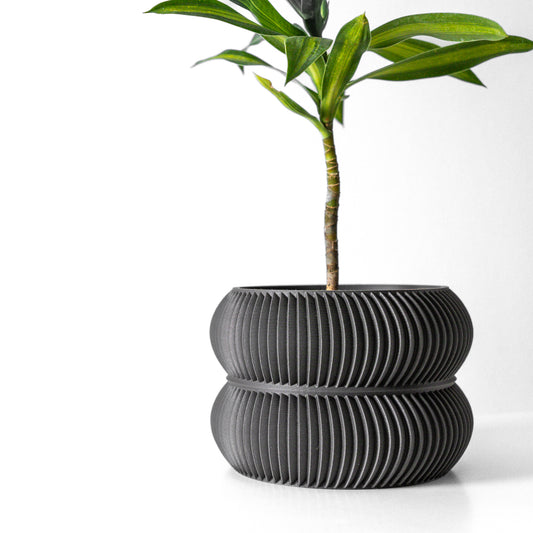 The Miko Interior Planter Pot with Drainage Tray