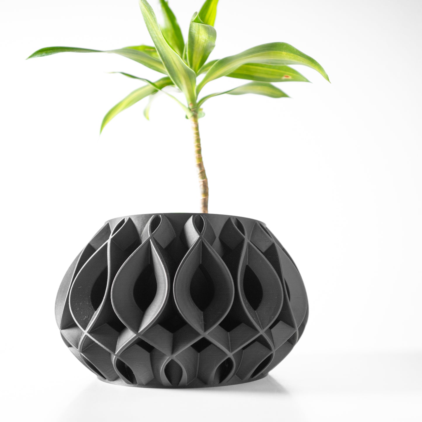 The Viris Interior Planter Pot with Drainage Tray