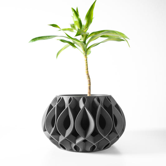 The Viris Interior Planter Pot with Drainage Tray