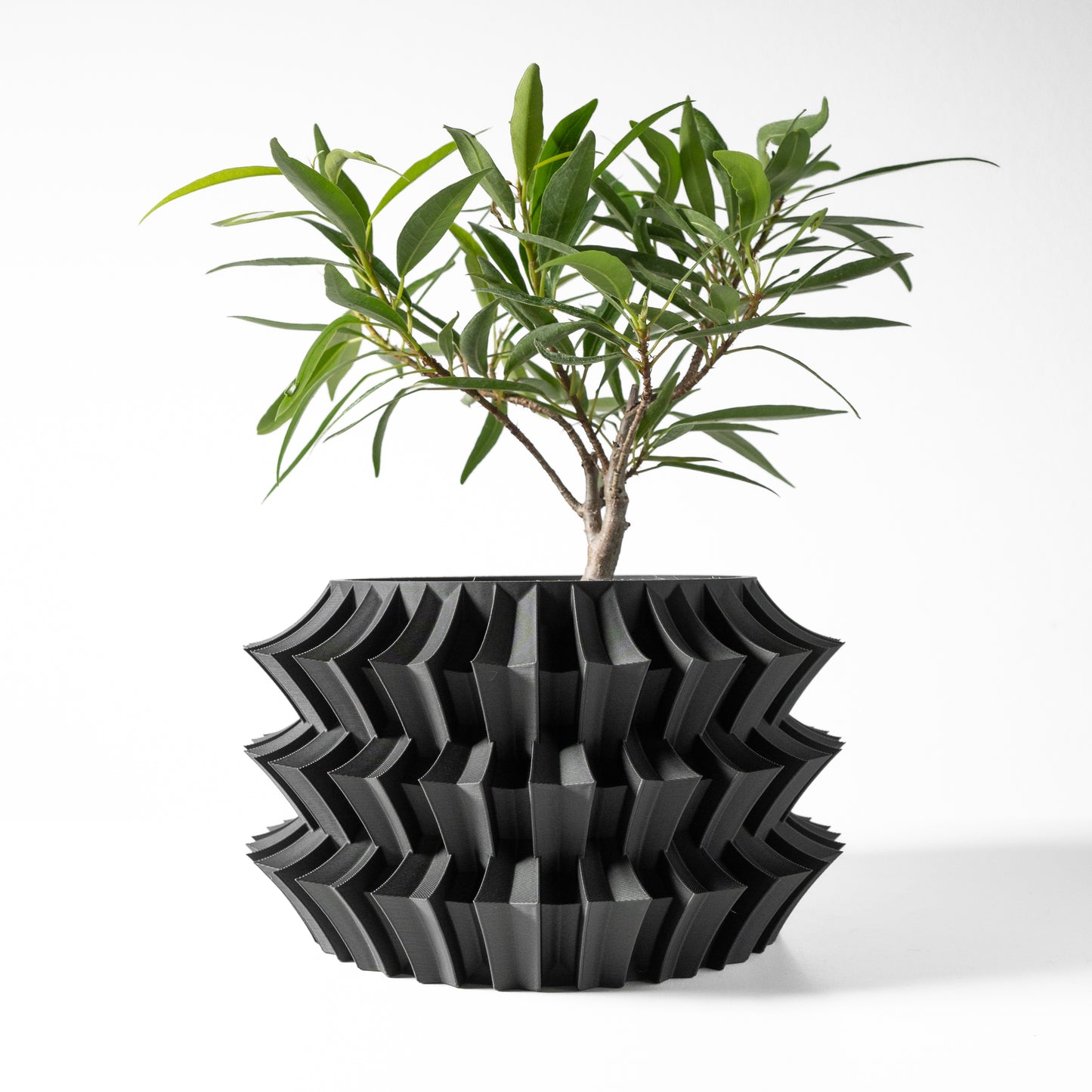 The Jori Interior Planter Pot with Drainage Tray