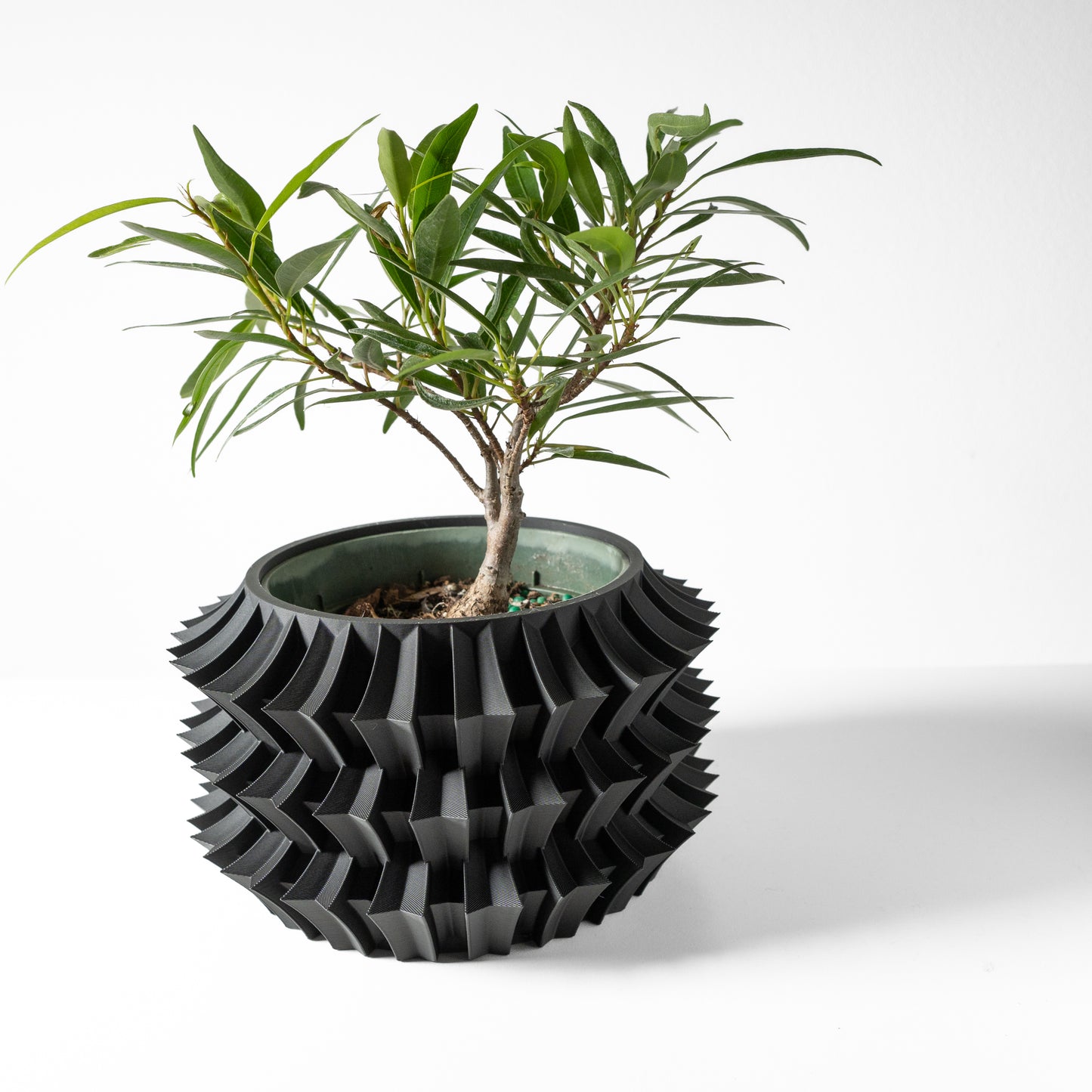 The Jori Interior Planter Pot with Drainage Tray