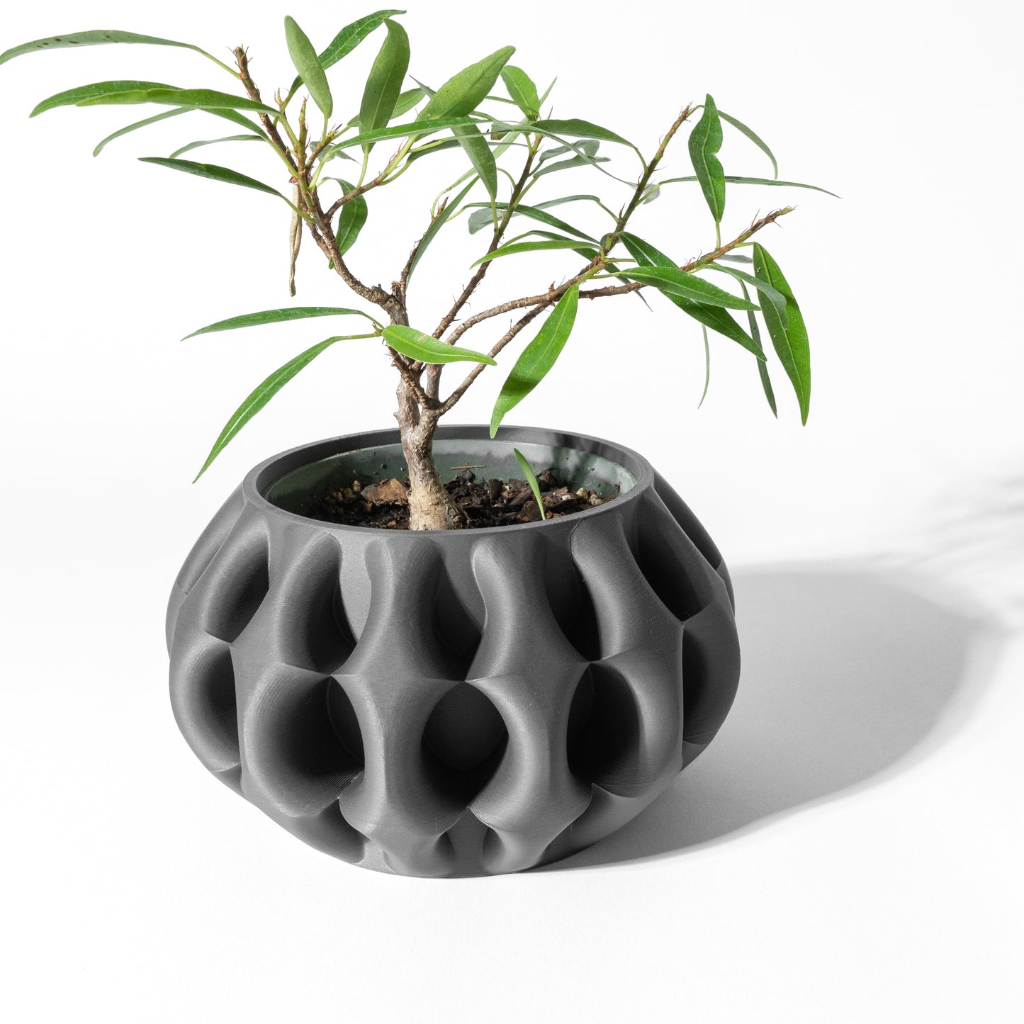 The Xiomu Interior Planter Pot with Drainage Tray