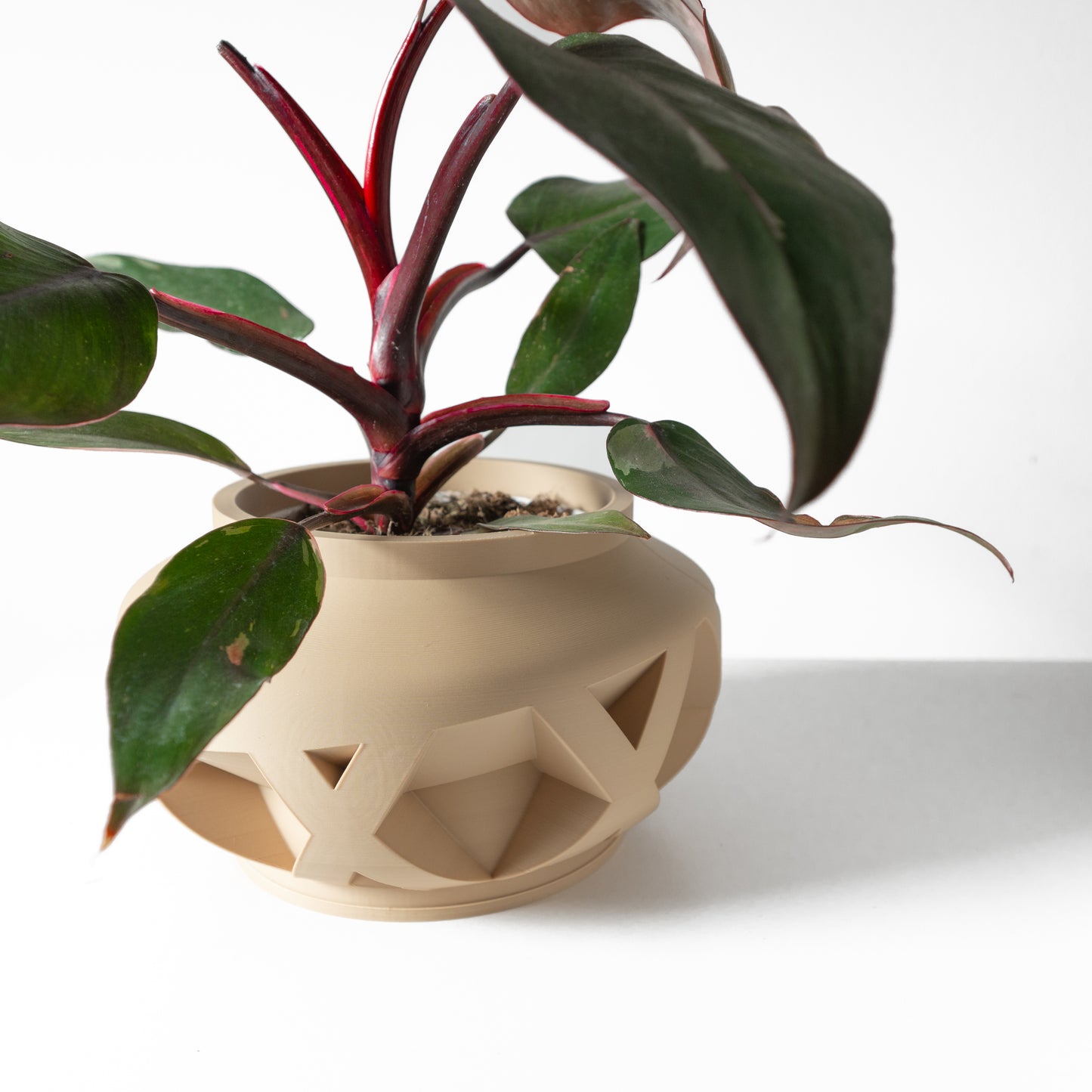 The Nomio Interior Planter Pot with Drainage Tray