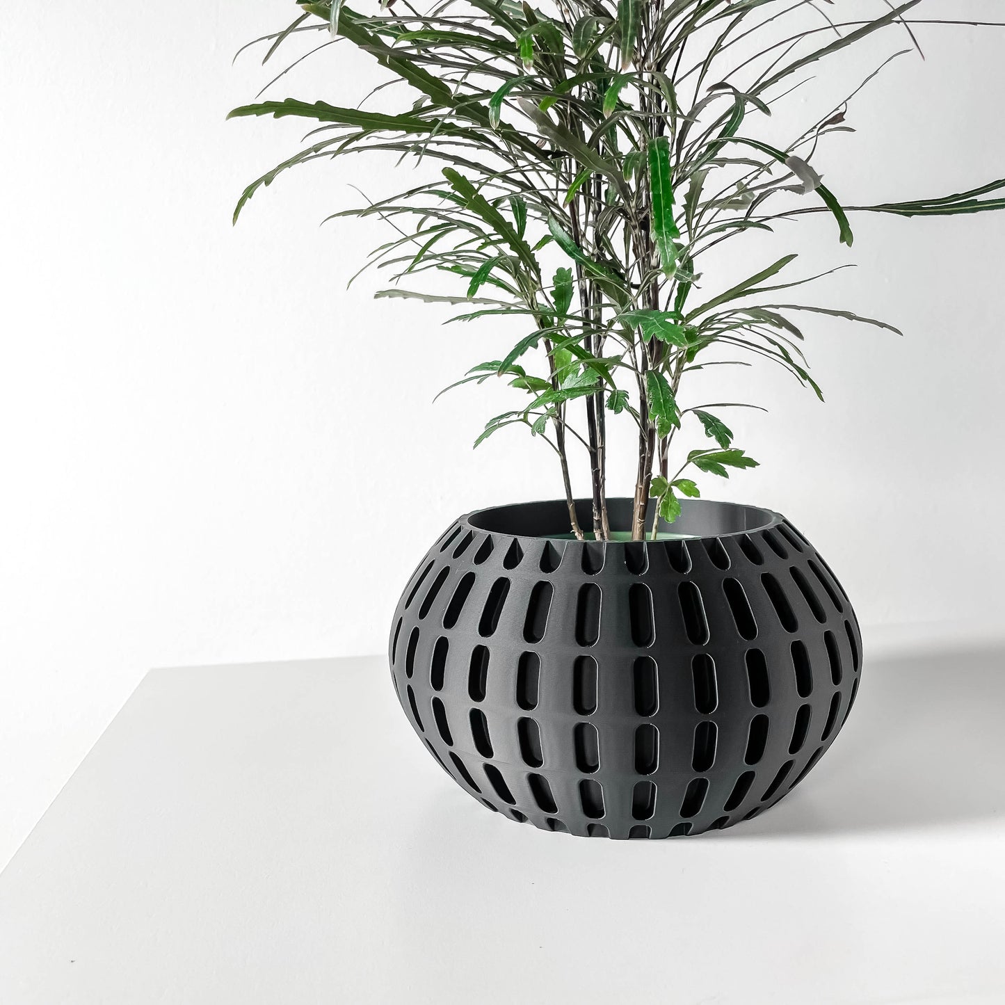 The Xander Interior Planter Pot with Drainage Tray