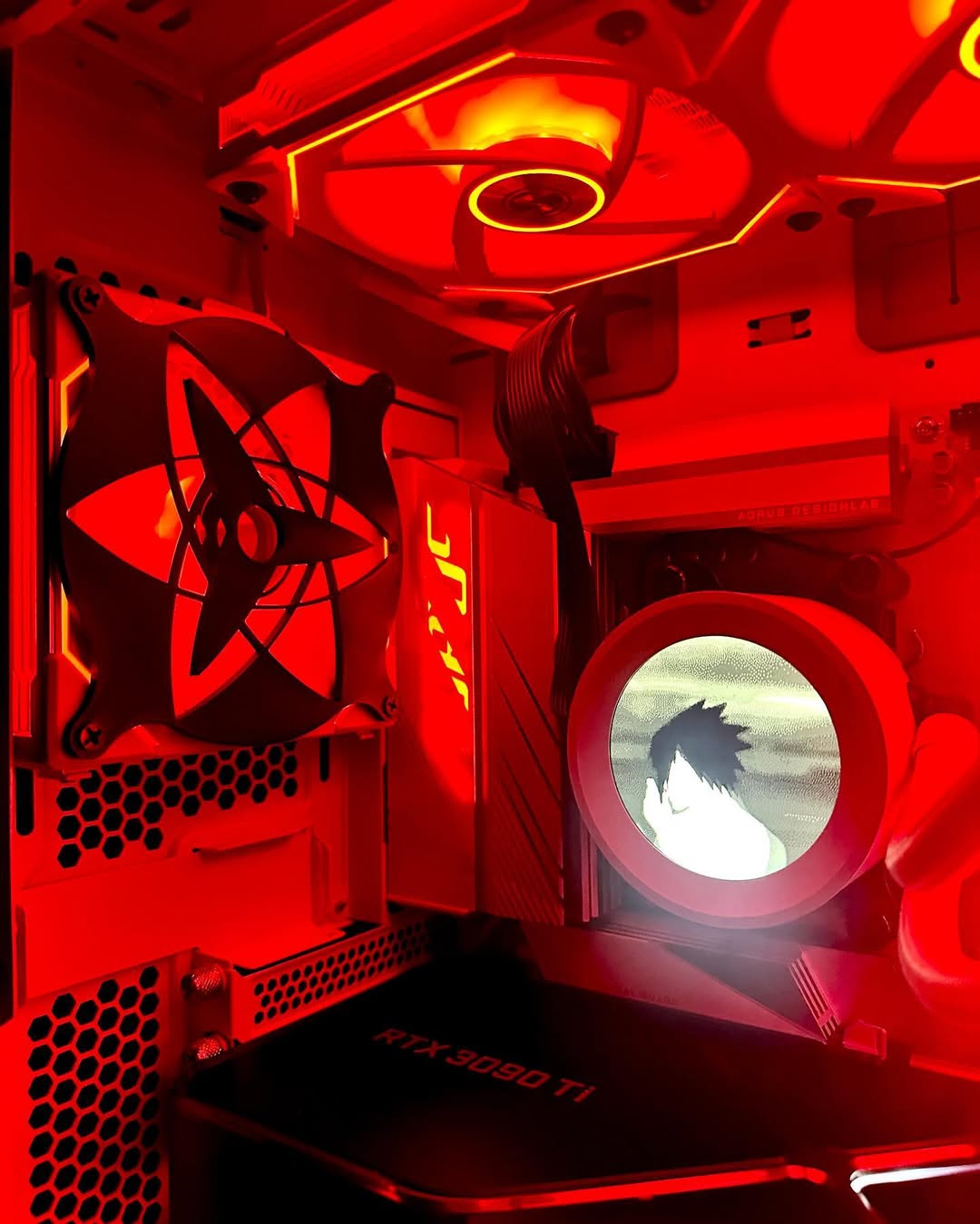 PC Fan Grill - Sharingan Themed