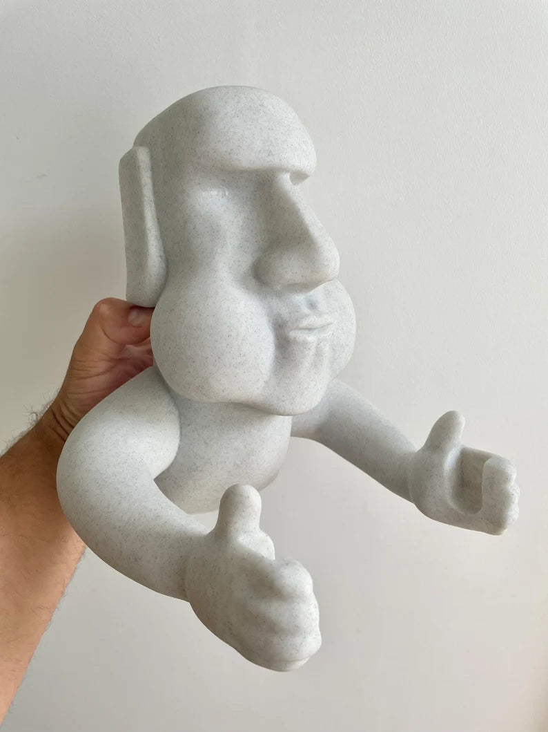 Moai Toilet Roll Holder