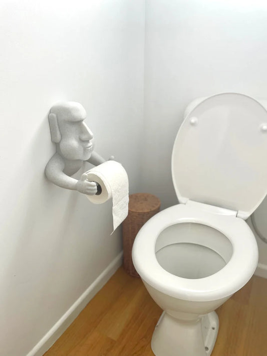 Moai Toilet Roll Holder