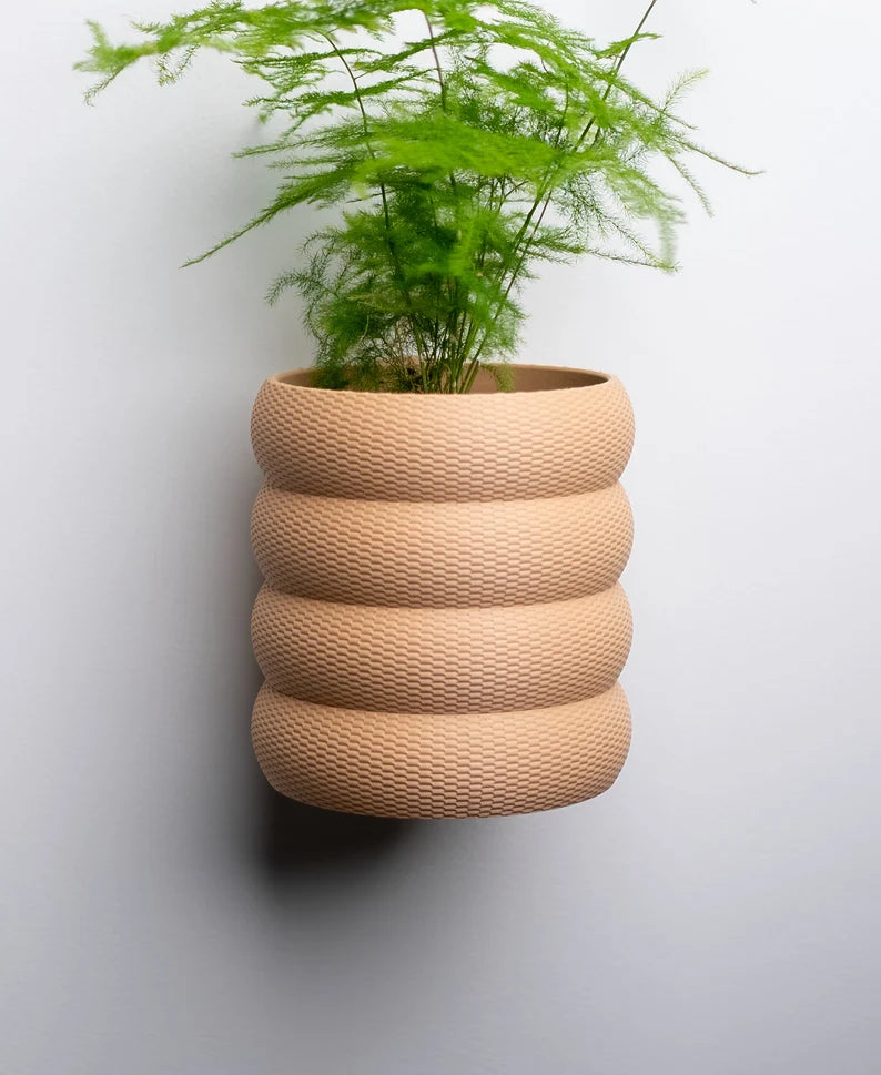 Bubble Weave Pattern - Wall Interior Planter