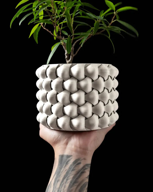Tri-Weave Interior Planter Pot