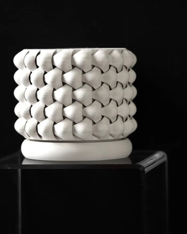 Tri-Weave Interior Planter Pot