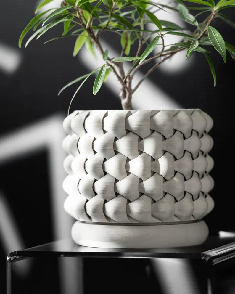 Tri-Weave Interior Planter Pot