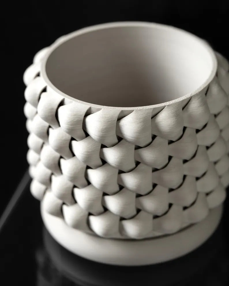 Tri-Weave Interior Planter Pot