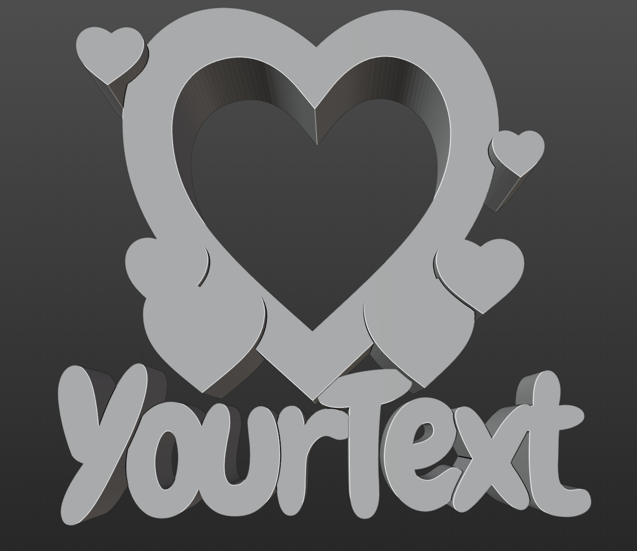 Custom Heart Photo Frame