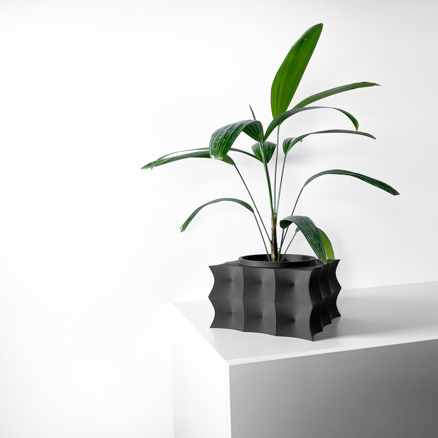 The Averth Interior Planter Pot with Drainage Tray