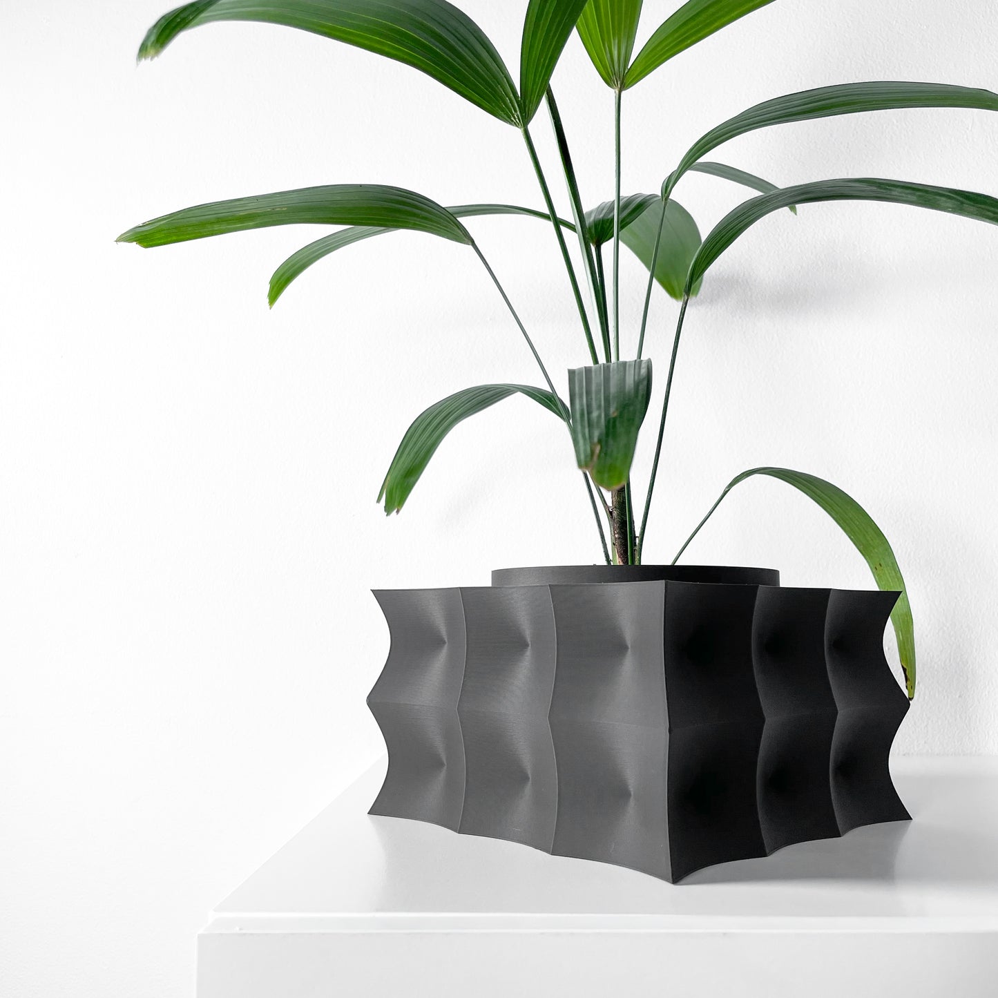 The Averth Interior Planter Pot with Drainage Tray
