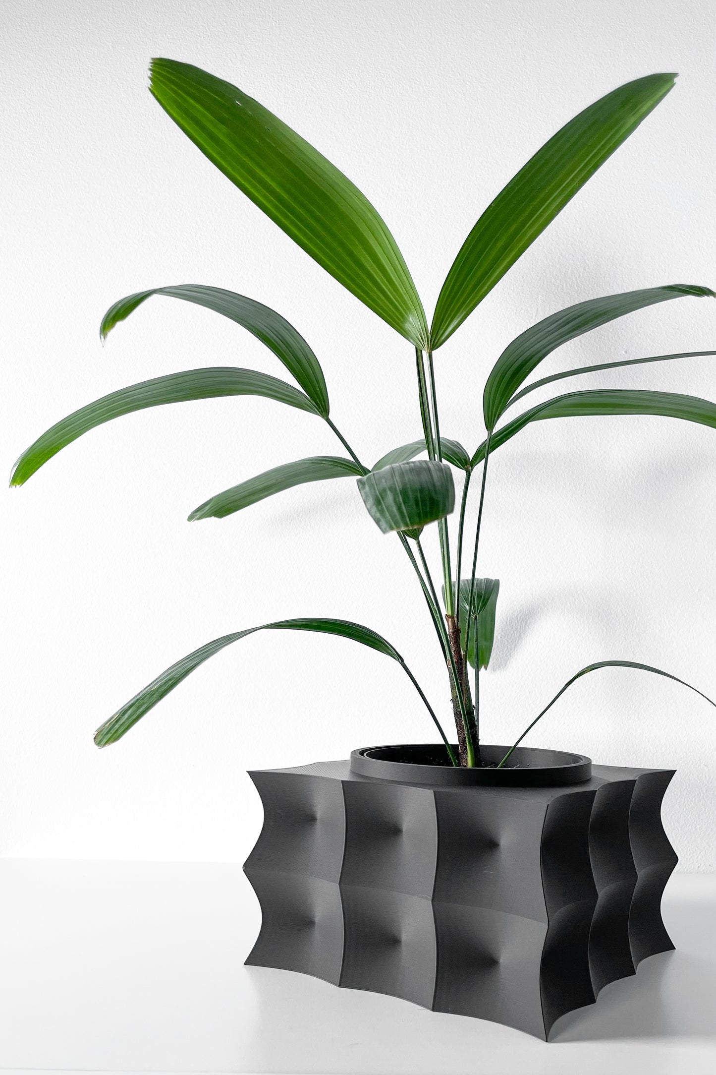 The Averth Interior Planter Pot with Drainage Tray