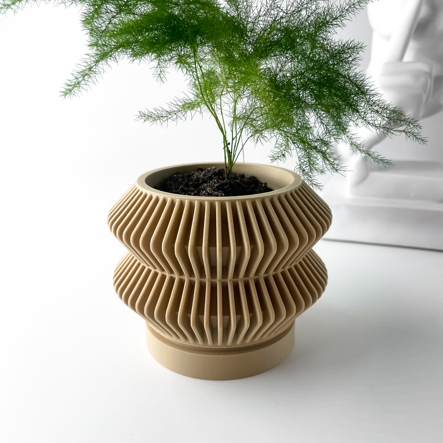 The Rodel Interior Planter Pot with Drainage Tray