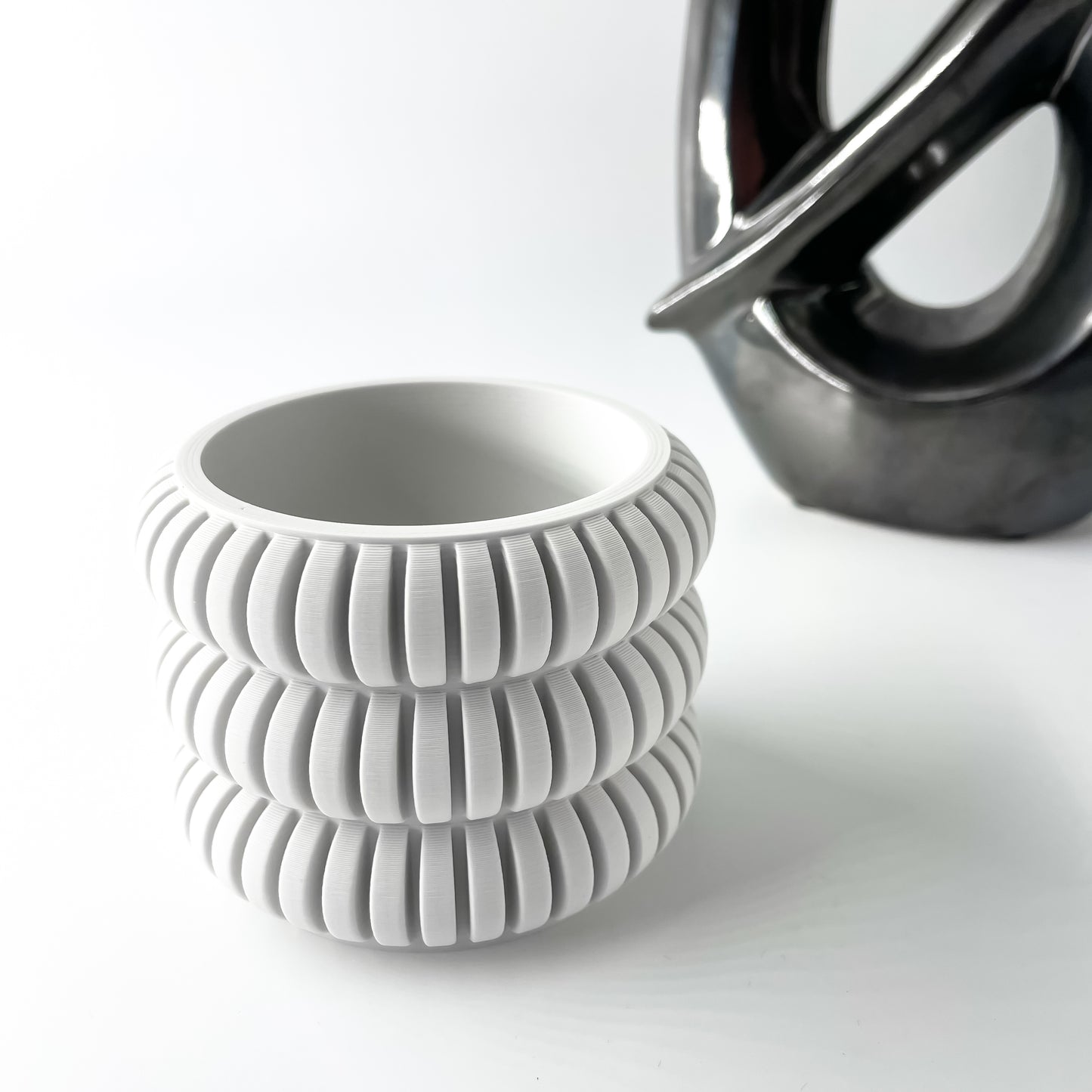 The Jevor Interior Planter Pot with Drainage Tray