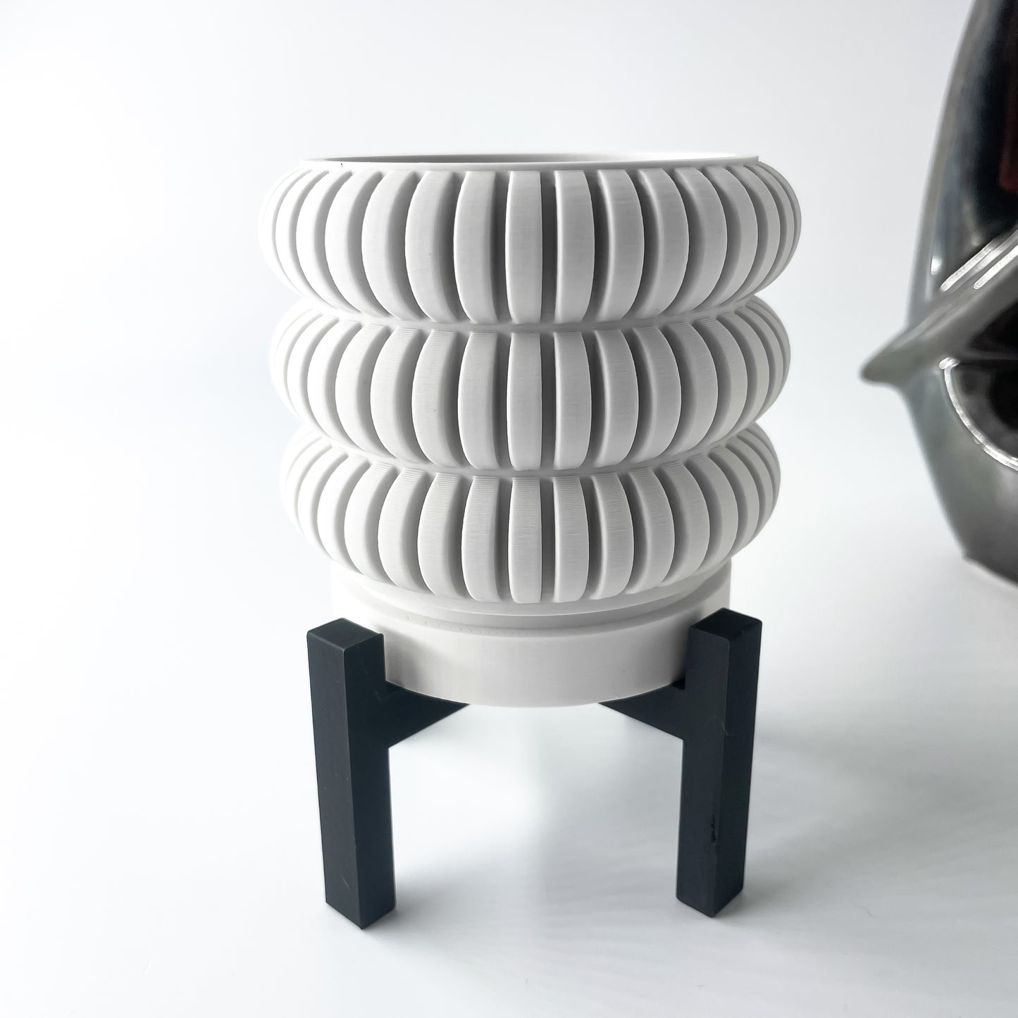 The Jevor Interior Planter Pot with Drainage Tray