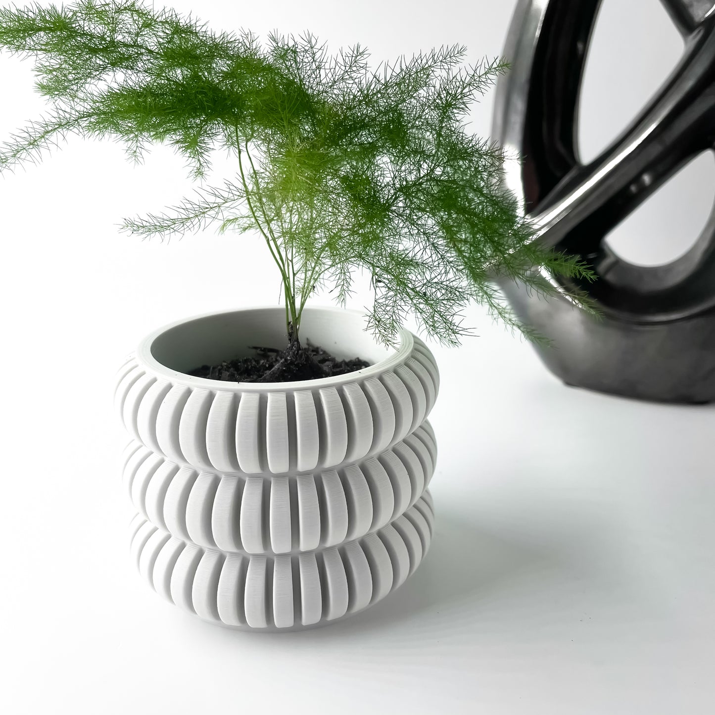 The Jevor Interior Planter Pot with Drainage Tray