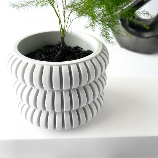 The Jevor Interior Planter Pot with Drainage Tray
