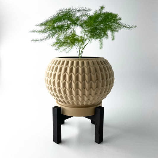 The Iver Interior Planter Pot with Drainage Tray