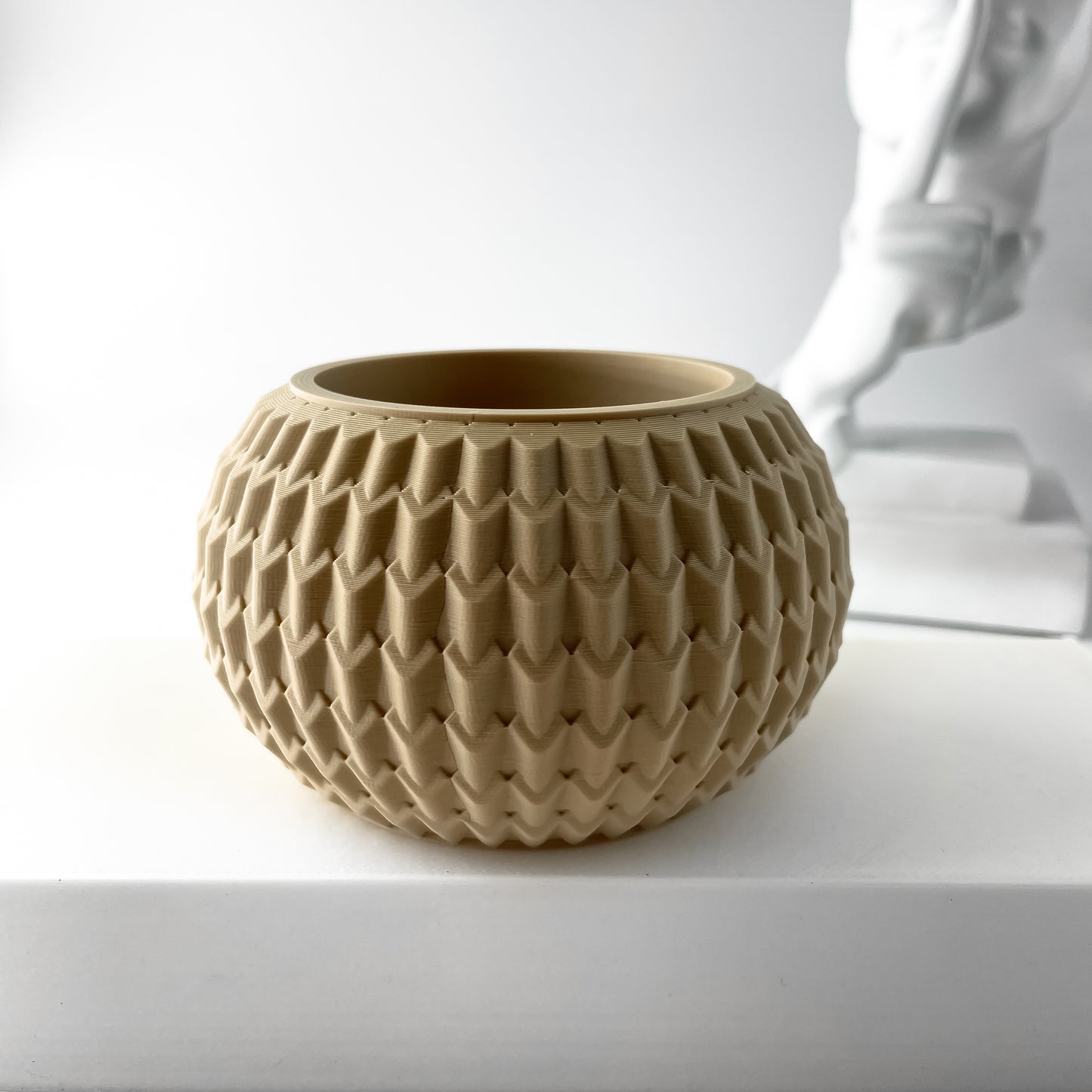 The Iver Interior Planter Pot with Drainage Tray