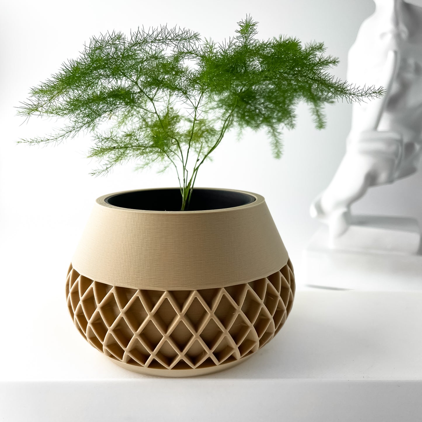The Elson Interior Planter Pot with Drainage Tray