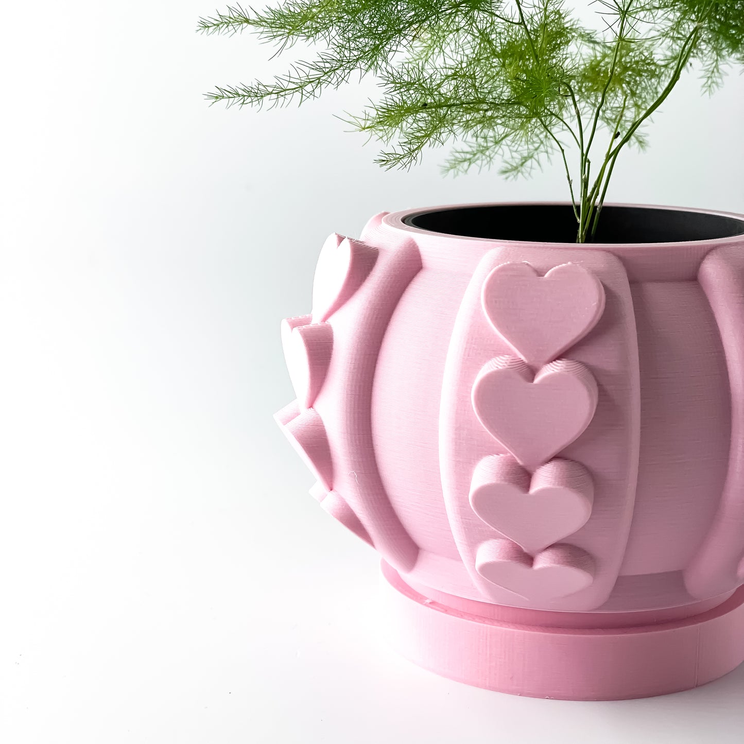 The Frenor Interior Planter Pot with Drainage Tray