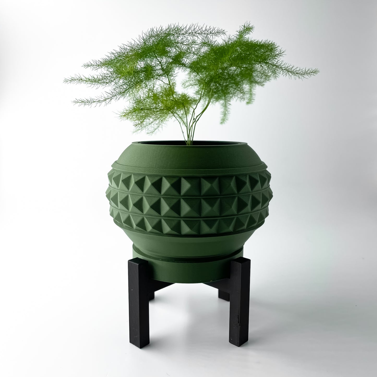 The Dorvin Interior Planter Pot with Drainage Tray