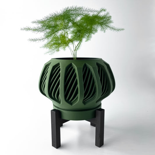 The Mirex Interior Planter Pot with Drainage Tray