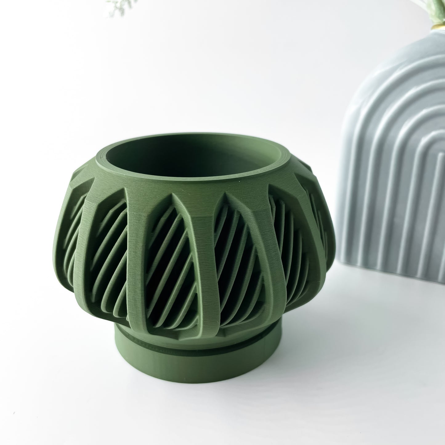 The Mirex Interior Planter Pot with Drainage Tray