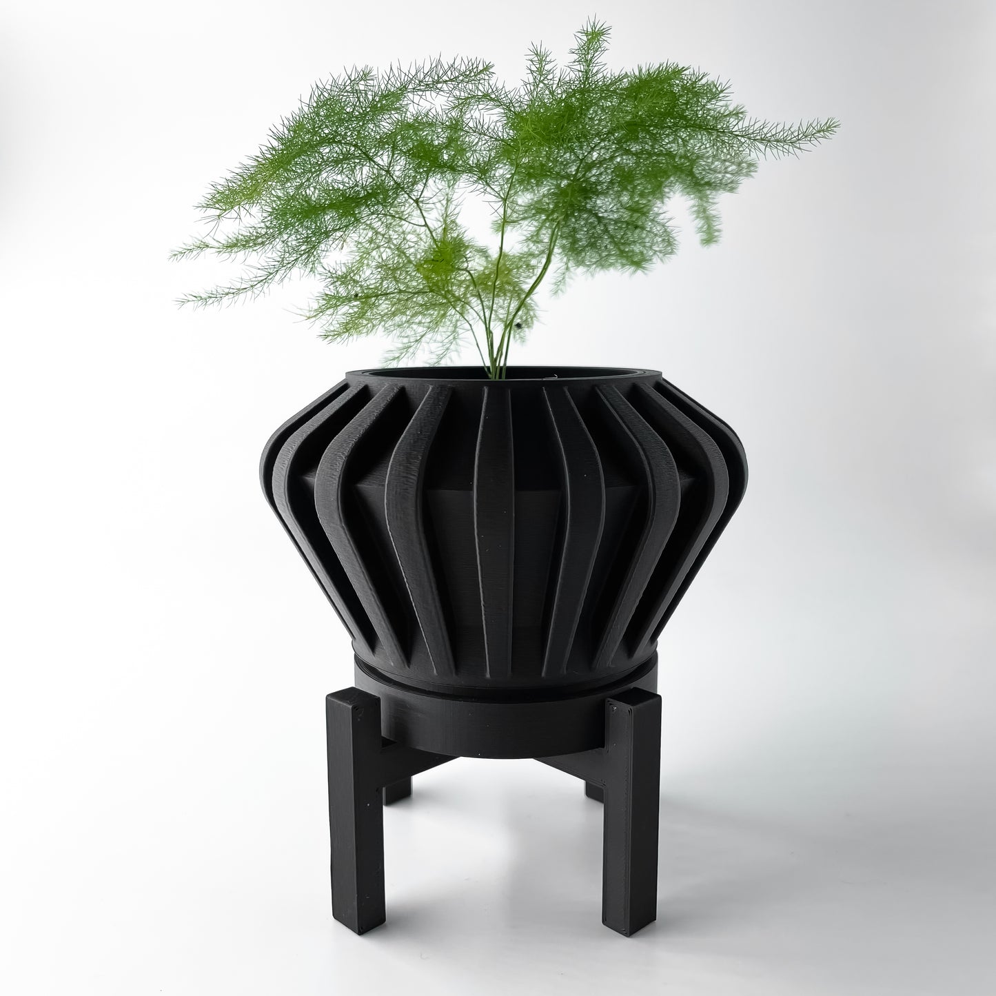 The Hino Interior Planter Pot with Drainage Tray