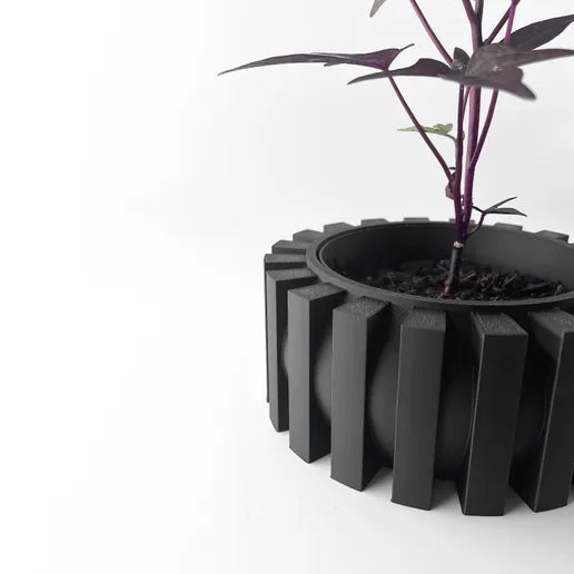 The Erlin Interior Planter Pot with Drainage Tray