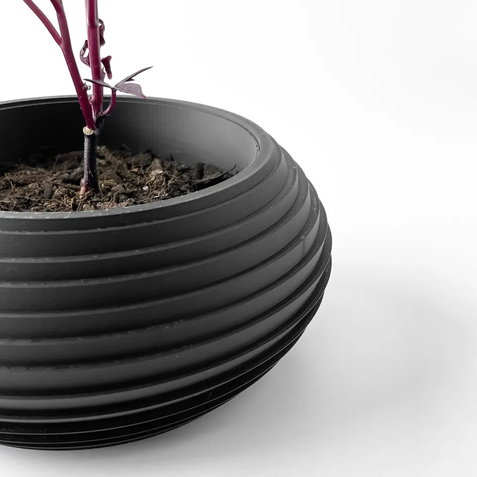 The Frons Interior Planter Pot with Drainage Tray