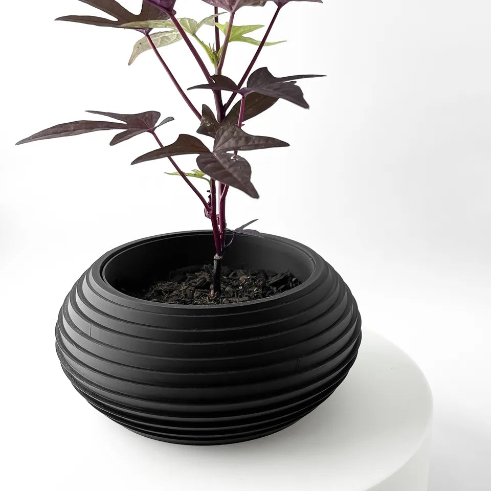 The Frons Interior Planter Pot with Drainage Tray