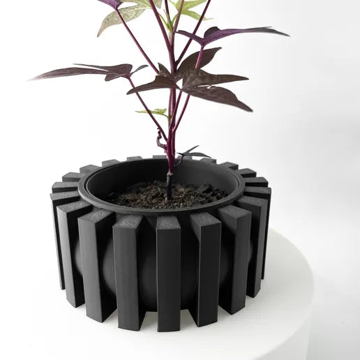 The Erlin Interior Planter Pot with Drainage Tray