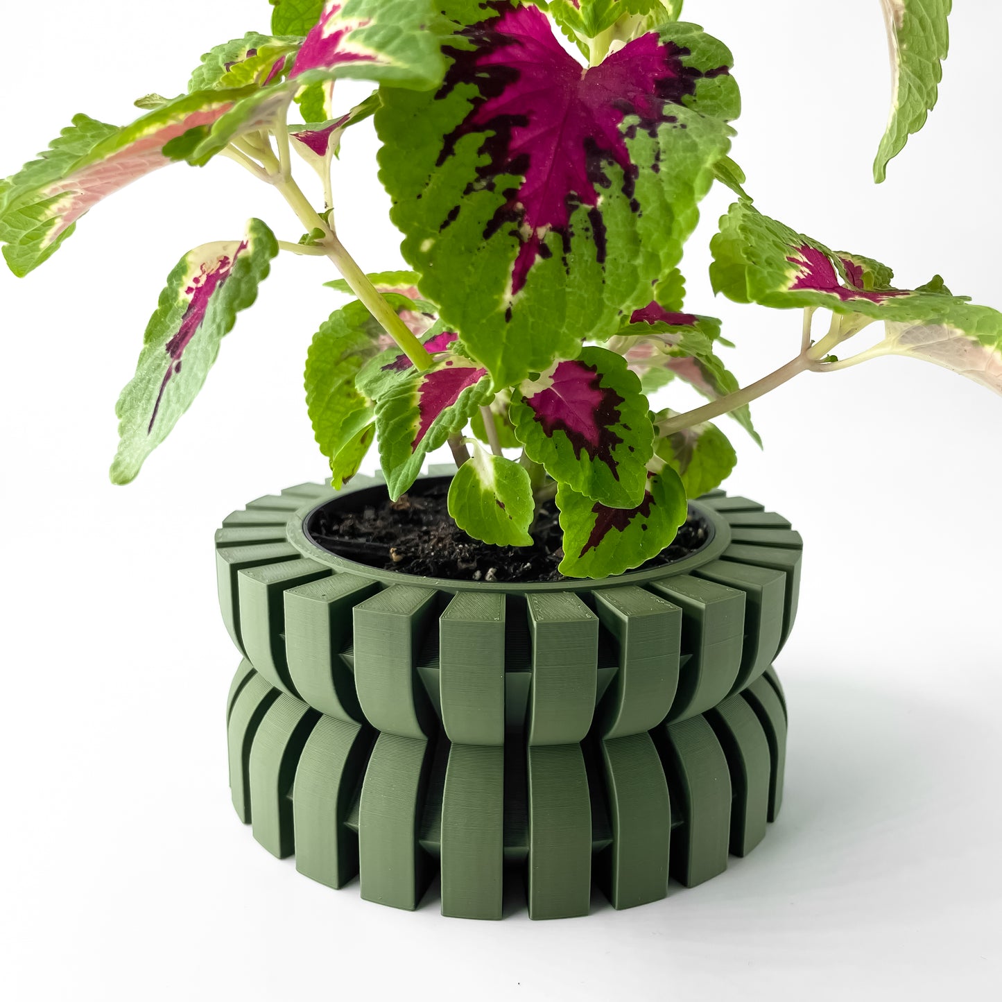 The Griva Interior Planter Pot with Drainage Tray
