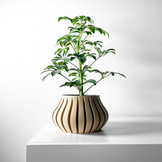 The Toril Interior Planter Pot with Drainage Tray