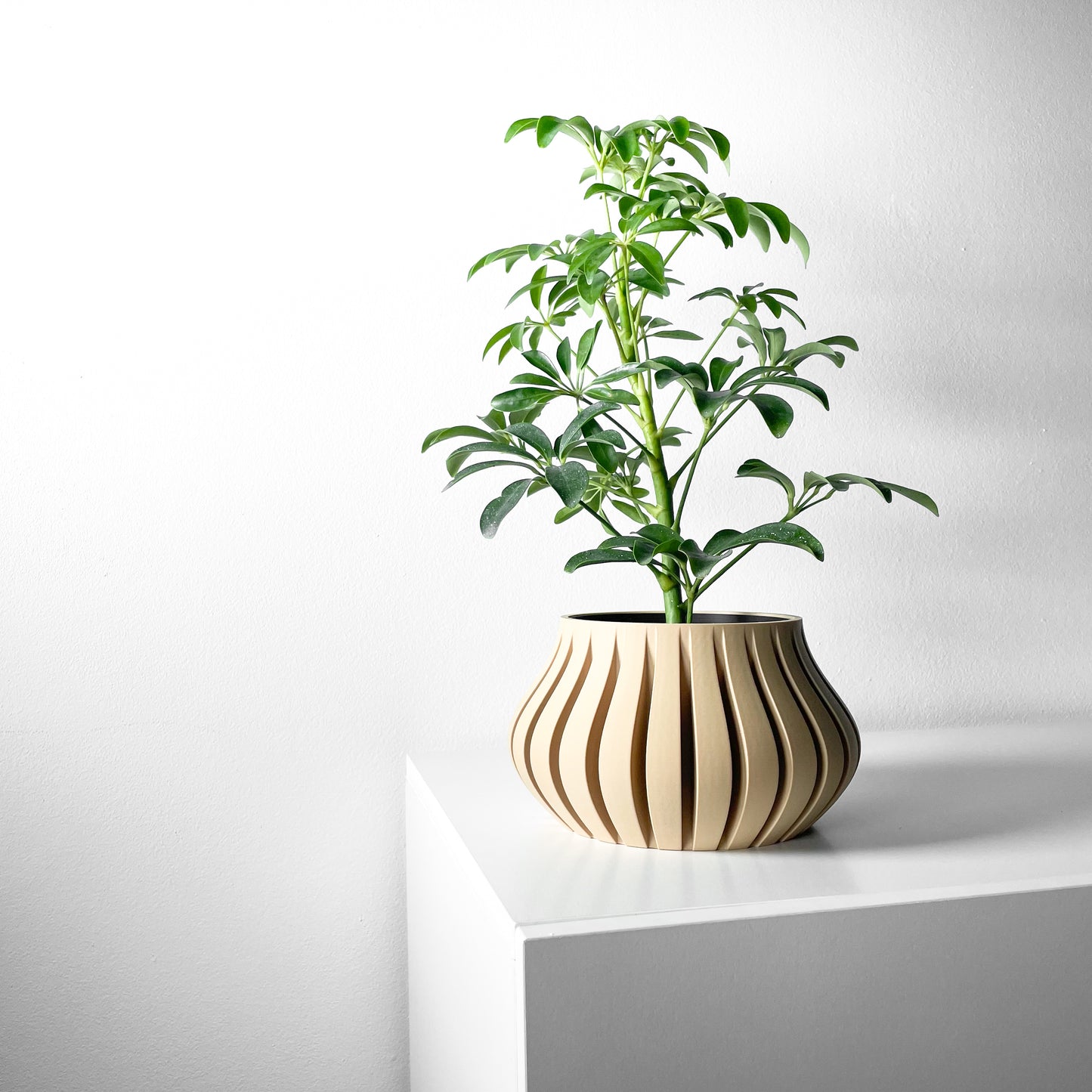 The Toril Interior Planter Pot with Drainage Tray