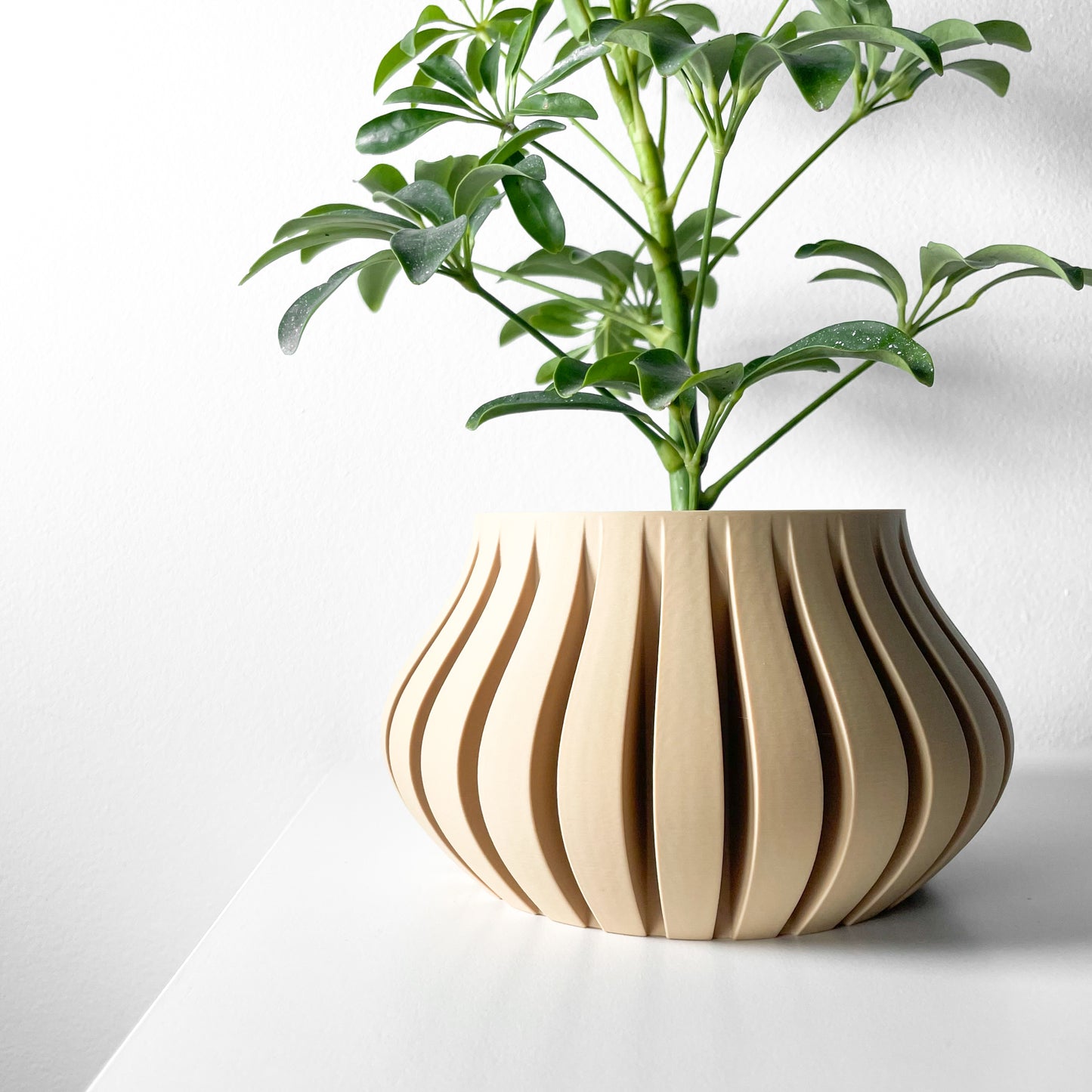 The Toril Interior Planter Pot with Drainage Tray